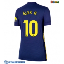 Fotballdrakt Dame Atletico Madrid Alex Baena #10 Bortedrakt 2025-26 Kortermet